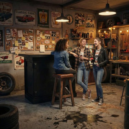 Mancave bar 150cm Pintelier blokjesuitvoering