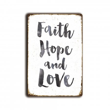 Faith hope and love