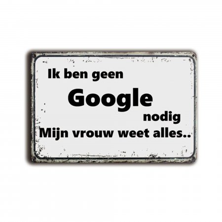 Ik ben geen google nodig...