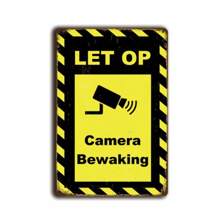 Let op camerabewaking