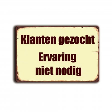 Klanten gezocht