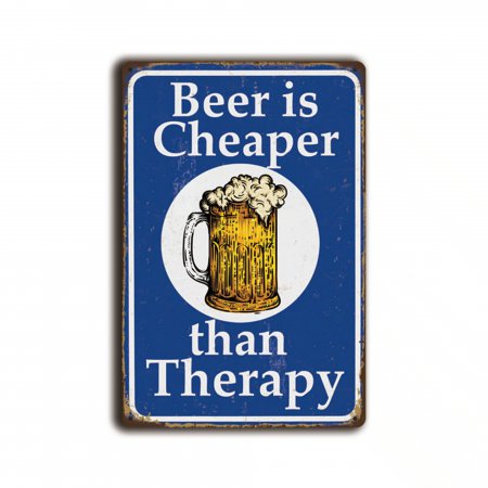 Beer is cheaper than therapy